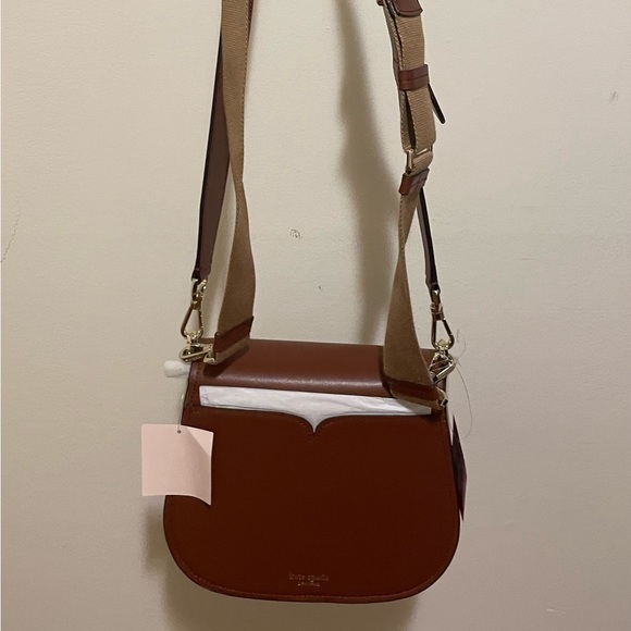 kate spade Bags Kate Spade Womens Suzy Large Saddle Bag Crossbody